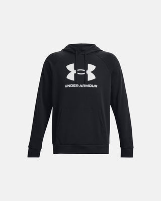 UNDER ARMOUR FELPA RIVAL CON LOGO UOMO 1379758 0001