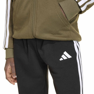 ADIDAS TUTA CON FELPA FULL ZIP  CON CAPPUCCIO E 3STRISCE ADIDAS KC6419