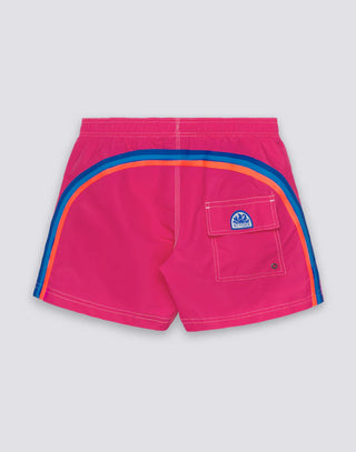 SUNDEK BOXER MARE CON ARCOBALENO E TASCHINO SUL RETRO UOMO M504BDTA100 A5501