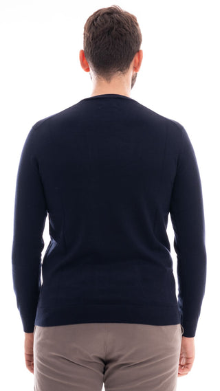 MARKUP MAGLIONE GIROCOLLO UOMO MK20010 BLU