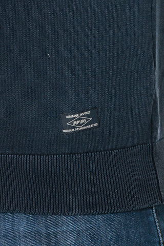 IMPURE LORIS MAGLIONE IN COTONE EFFETTO LAVAGGIO ACIDO UOMO LORIS CTNC01