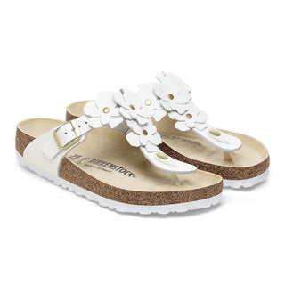 BIRKENSTOCK GIZEH FLOWER IN PELLE NATURALE 1026686