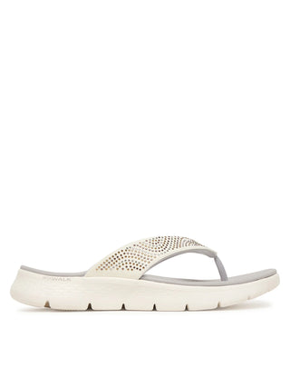 SKECHERS SANDALI GO WALK FLEX DONNA 140184 WHT