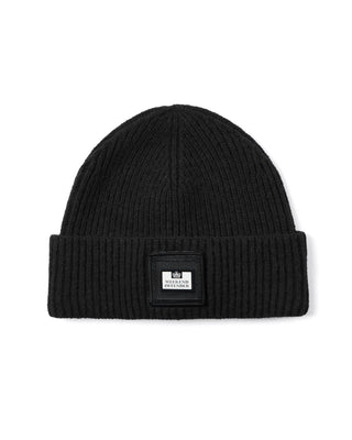 WEEKEND OFFENDER CAPPELLO BEANIE IN LANA CON PATCH AC3B05 PALMYRA BLK
