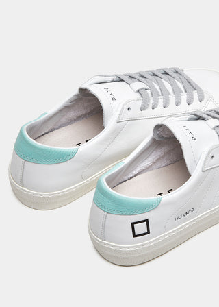 DATE WOMEN'S HILL LOW VINTAGE CALF WHITE-MINT SHOES W401-HL-VC-HM