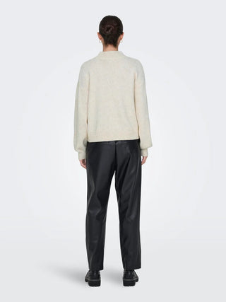JACQUELINE DE YONG SUSANNA SWEATER LONG SLEEVE WOMEN (WHITECAP GRAY) 15328351 WTG