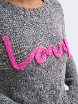 ONLY MAGLIONE SMILLA CON SCRITTA LOVE A GIROCOLLO 15375416 DGK