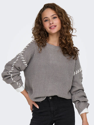 JACQUELINE DE YONG ROSELLA LONG SLEEVE PULLOVER WOMEN 15329787 DCS