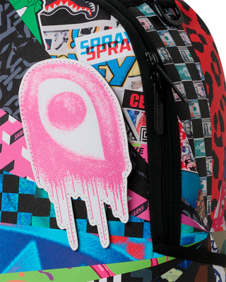 SPRAYGROUND REMOVABLE EYES SUNBURST ZAINO B9281
