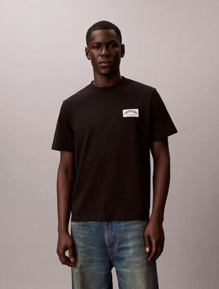 CALVIN KLEIN JEANS T-SHIRT EASY COLLEGIATE BADGE CK UOMO LV04RF294G UB1