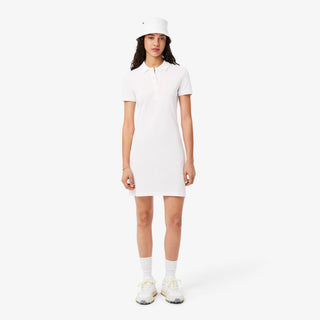 LACOSTE VESTITO POLO SLIM FIT IN MINI PIQUET STRETCH EF5473 001