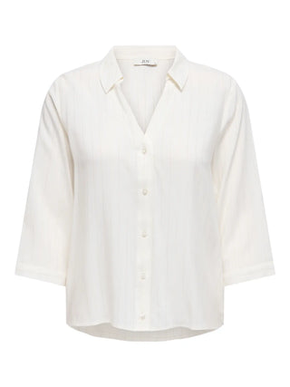 JACQUELINE DE YONG LUCY CAMICIA LUREX 3/4 15369568 WHT