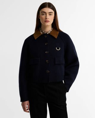 BARBOUR ALVERSTONE CARDIGAN IN MAGLIA DONNA LKN1794 NY73