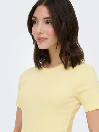 JACQUELINE DE YONG LUCKY T-SHIRT GIROCOLLO 15352288 PYW