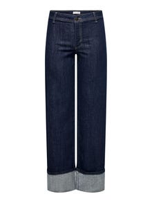 JACQUELINE DE YONG JEANS VANESSA CON RISVOLTO DONNA 15355528 DBD