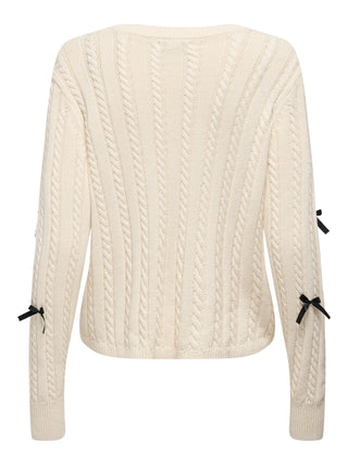 JACQUELINE DE YONG BOW MAGLIONE CON FIOCCHI 15344549 BIR