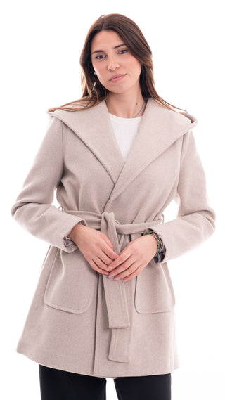 MARKUP WOMEN'S KNITTED FABRIC HOODED COAT MW764620 CHA