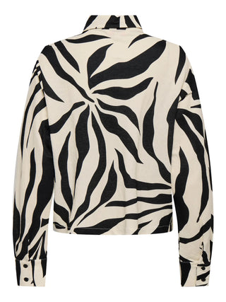ONLY SAKURA CAMICIA FANTASIA FIORI 15366883 BLK