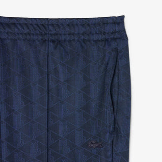 LACOSTE PANTALONE TUTA JACQUARD CON MONOGRAMMA UOMO XH0197 166