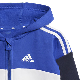 ADIDAS ZIP-UP HOODED TRACKSUIT KIDS IW3492