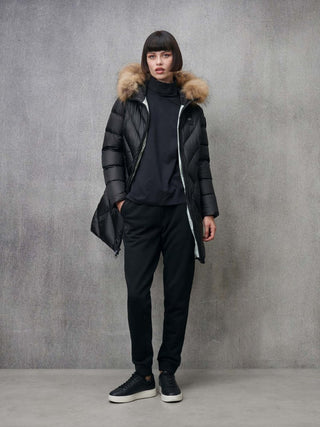BLAUER ALTHEA DOWN JACKET WITH HOOD WITH FUR WOMEN BLDK03052 006047 999