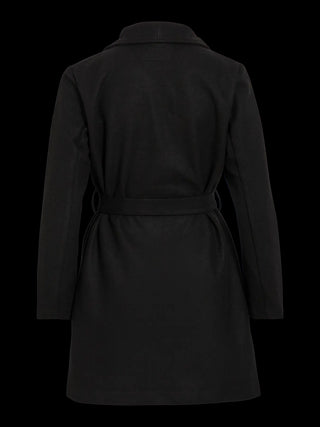 VILA CAPPOTTO COOLEY IN PANNO CON CINTURA 14069682 BLK