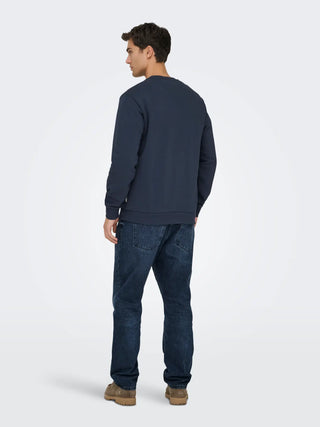 ONLY&SONS MAGLIONE CERES GIROCOLLO 22018683 BLN