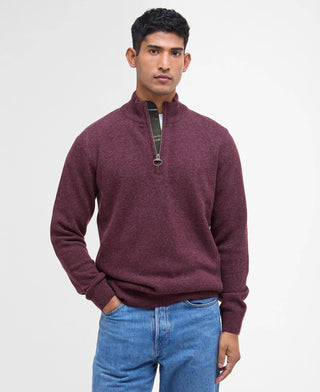 BARBOUR MAGLIONE HOLDEN HALF CON MEZZA ZIP UOMO MKN0837 RE77