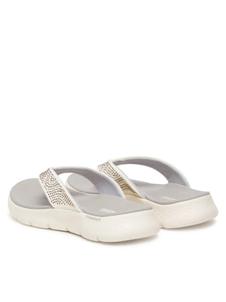 SKECHERS SANDALI GO WALK FLEX DONNA 140184 WHT