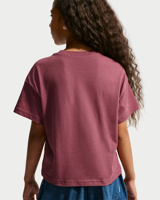 NIKE T-SHIRT NIKE ESSENTIAL BIG  CON LOGO JR FZ5559 654