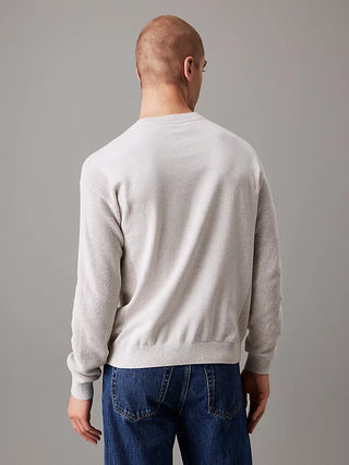 CALVIN KLEIN JEANS MAGLIONE GIROCOLLO MONOLOGO UOMO J325671 P6G