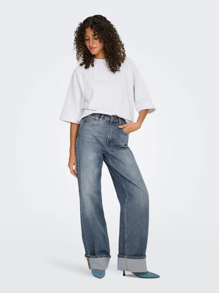 ONLY HOPE JEANS CON PIEGA DONNA 15325797 BGD