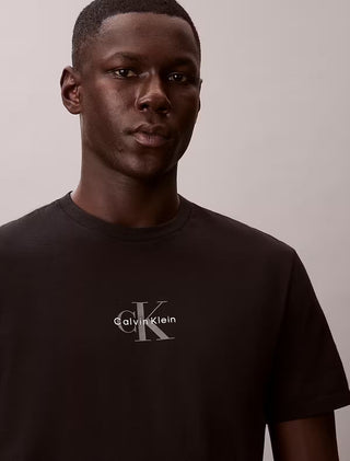 CALVIN KLEIN JEANS T-SHIRT MICRO MONOLOGO GRAPHIC CK UOMO LV04RB866G UB1