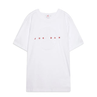 NIKE JORDAN PRACTICE EMBOSSED T-SHIRT WITH JR LOGO AND GRAPHICS 95D953 001 