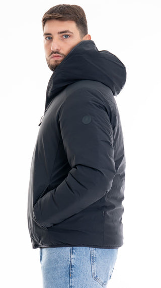SAVE THE DUCK EZRA REVERSIBLE HOODED JACKET MEN D33600M MATT19 10000