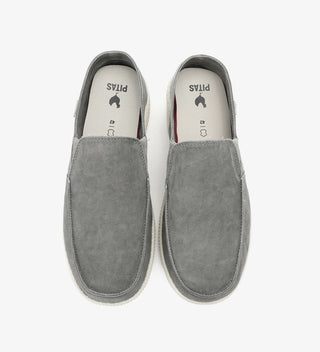 PITAS SLIP ON WASHED SCARPA IN TELA WP150 SOW GRIS