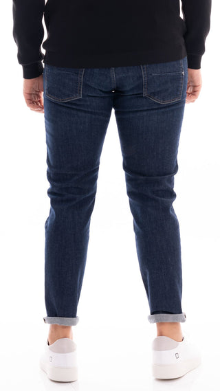 0/ZERO COSTRUCTION JEANS 5 TASCHE UOMO ORIC ORI012 2822 BLUE1V