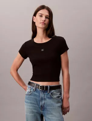 CALVIN KLEIN JEANS T-SHIRT C/LOGO MINI DONNA LV047C200G UB1