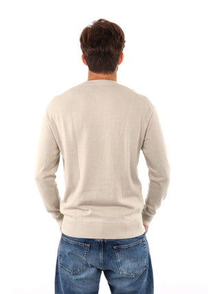 CALVIN KLEIN JEANS MAGLIONE GIROCOLLO INTARSIA CON LOGO CK UOMO J326453 PD7