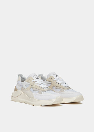DATE SCARPE FUGA CANVAS WHITE DONNA W401-FG-CN-WH