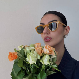 OS SUNGLASSES LONDON HONEY GREEN LENS OS2044-C04