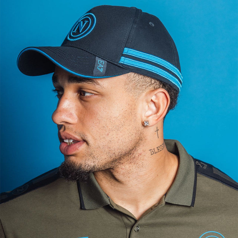 Cappello SSC Napoli E. Castellano Visiera Campione D'Italia Again AG4IN Cappello SSC Napoli E. Castellano Visiera Campione D'Italia Again AG4IN