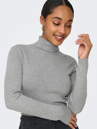 JACQUELINE DE YONG PLUM HIGH NECK SWEATER WOMEN 15328328 LGM