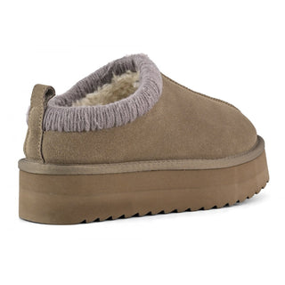 COLORS OF CALIFORNIA EGGY PLATFORM STITCHING BOOT WOMEN YWPLA13 TAU