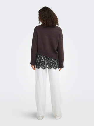 ONLY MAGLIONE EVIE CON PIZZO 15382505 CFB