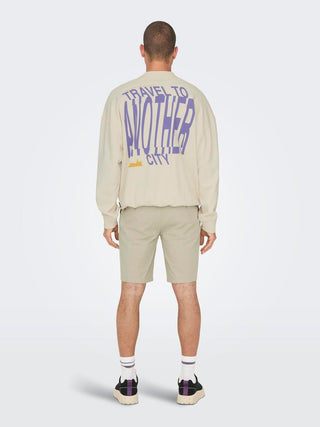 ONLY&SONS BERMUDA IN LINO MARK 0011 UOMO 22024940 CLA