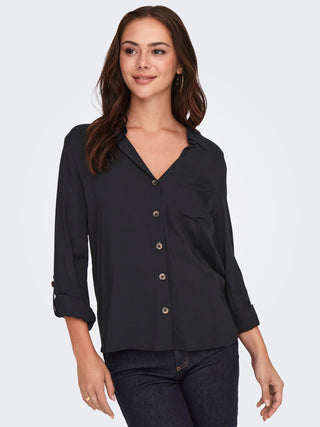 JACQUELINE DE YONG LAUREL SHIRT LONG SLEEVE WOMEN 15329311 BLK