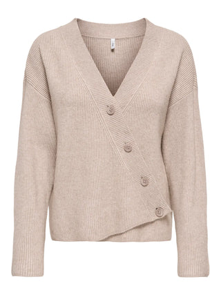 ONLY MAGLIONE KATIA CON BOTTONI IN DIAGONALE E SCOLLATURA A V 15374822 MMR