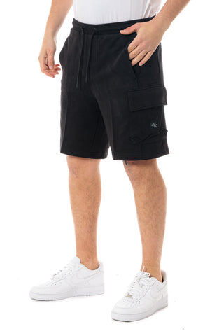 CALVIN KLEIN JEANS BERMUDA IN COTONE WOVEN LABEL UOMO J327284 BEH