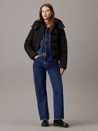 CALVIN KLEIN JEANS PUFFER JACKET MONOLOGO WOMEN J224119 BEH